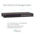 Switch Cisco SG350-20-K9-EU